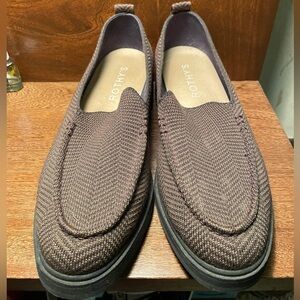Rothy's Brown Herringbone Flats